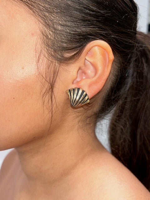 Vintage Celebrity Shell Clip-Ons