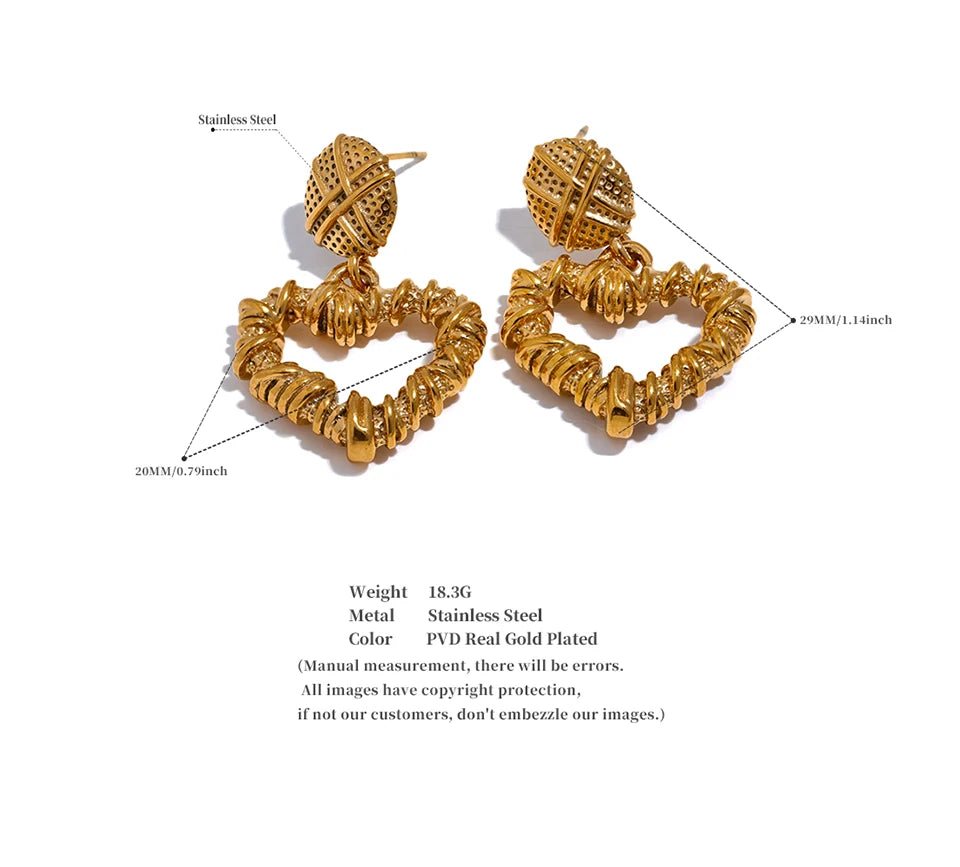 Unbreakable Heart Earrings