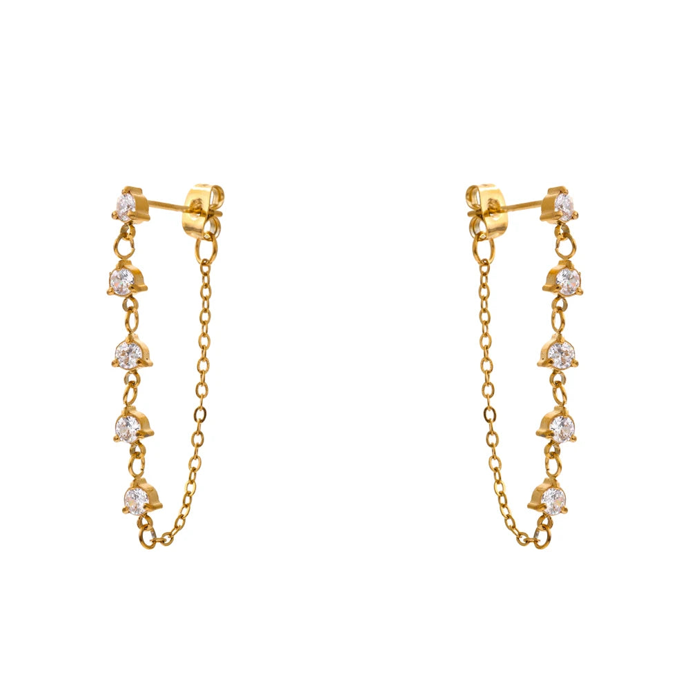 I'm a Queen Chain Earrings