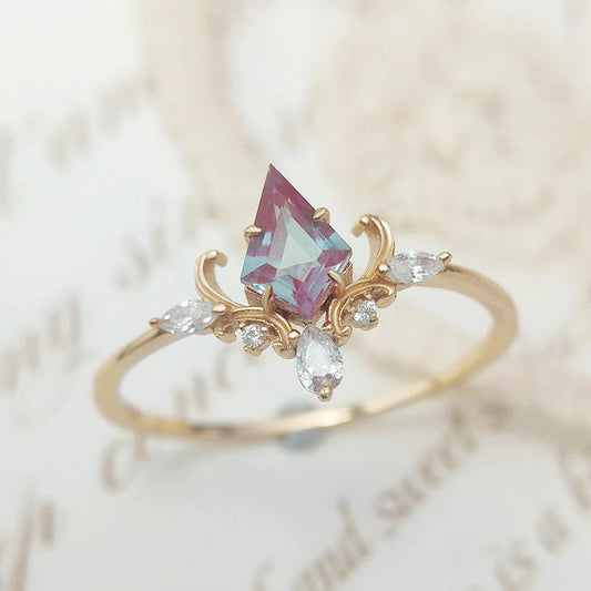 Chroma Glow Alexandrite Ring