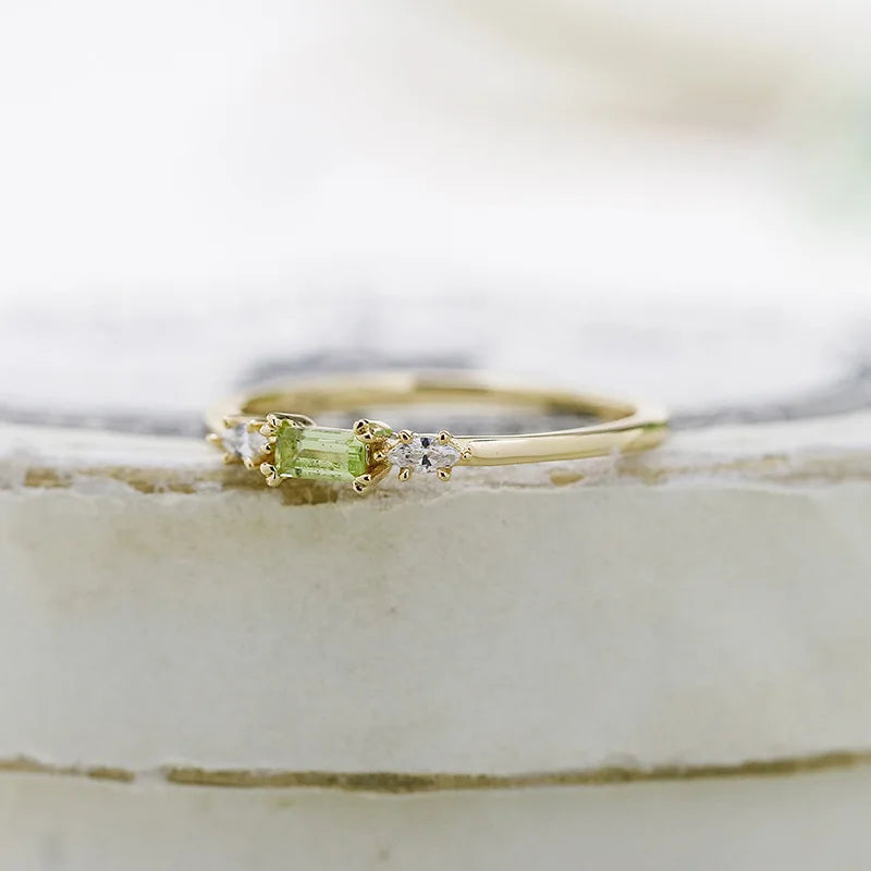 Abundant Glow Peridot Ring