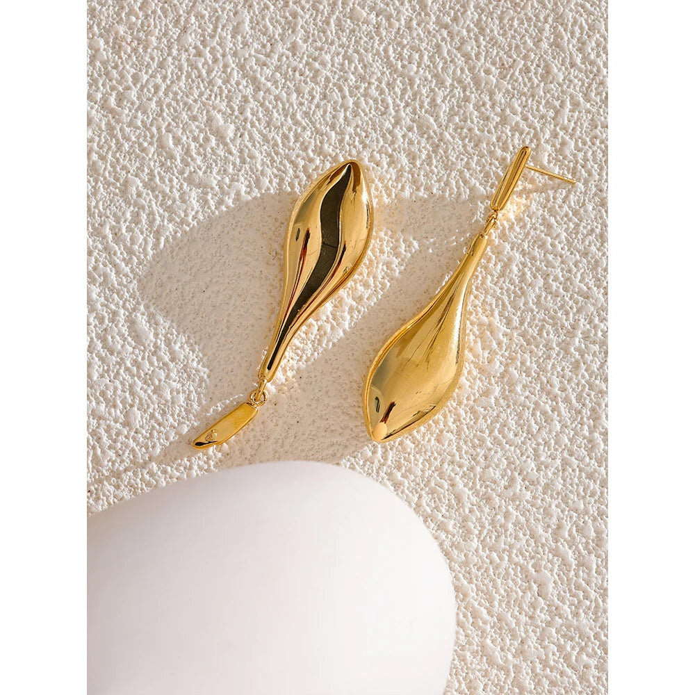 Bottom Heavy Drop Earrings