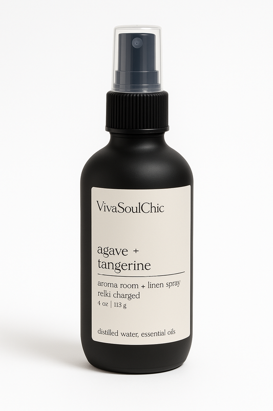 Reiki-Charged Room & Linen Spray – Agave & Tangerine