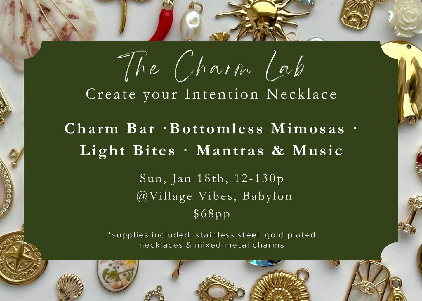 Intention Necklace Experience- Sun, Jan 18, 2026 12PM EST