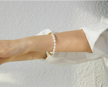 Natural Freshwater Pearls Color Bracelet