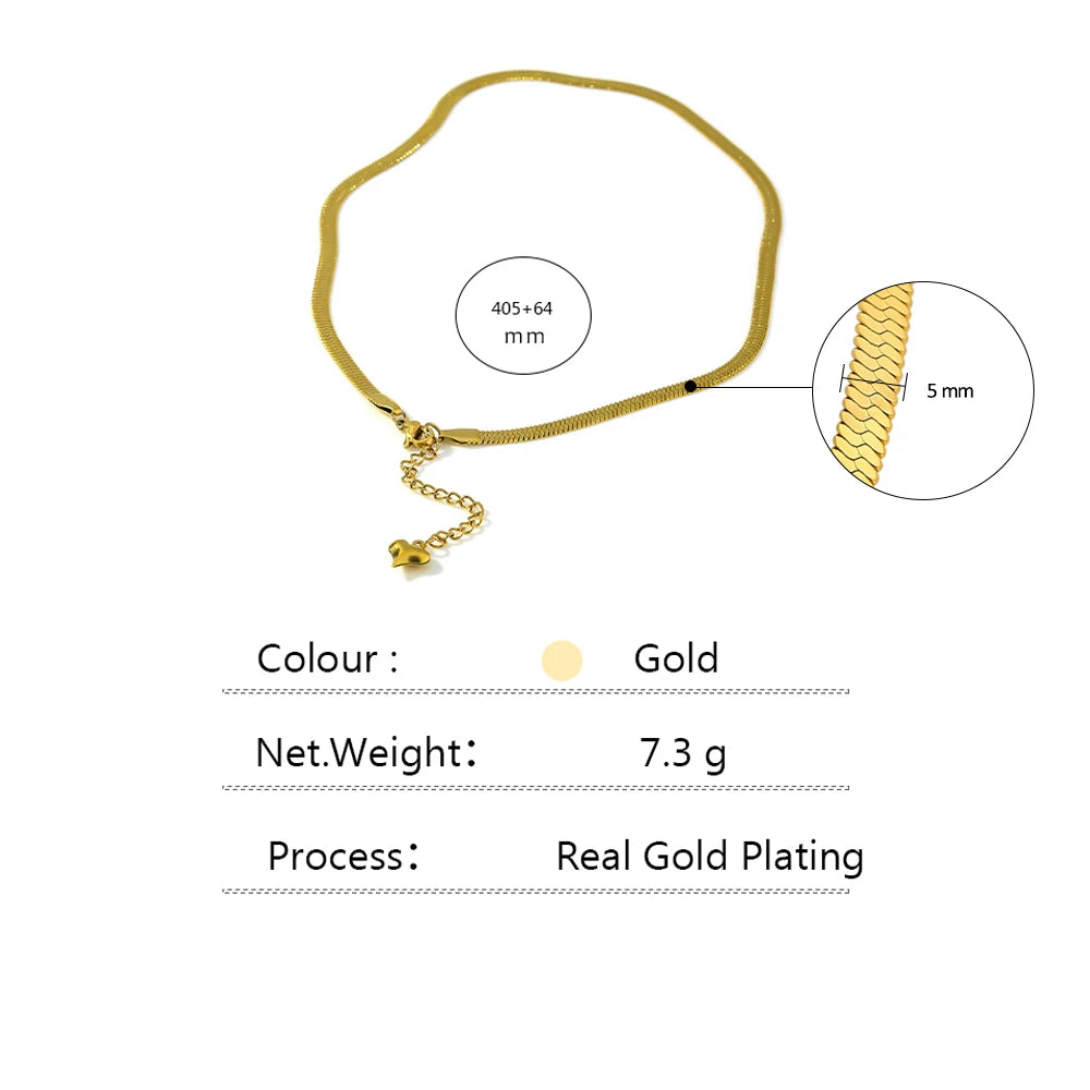 Classic Snake Chain Necklace
