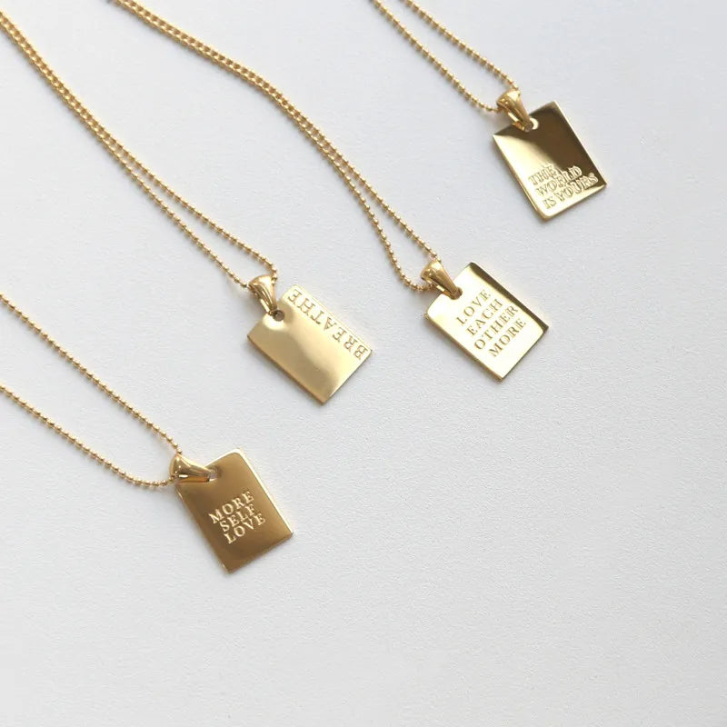Soul Script Necklace