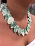 Vintage 70’s Ivorine Disc Bead Necklace