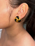 Vintage Noir Knot Studs