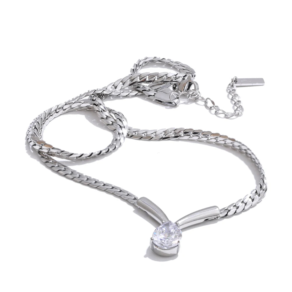 Radiant Drop Necklace