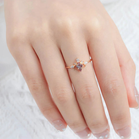 Chroma Glow Alexandrite Ring