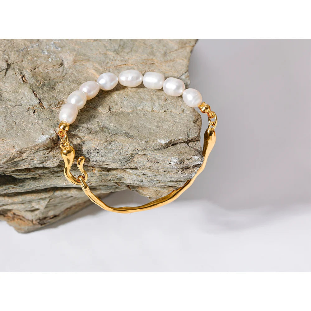 Natural Freshwater Pearls Color Bracelet