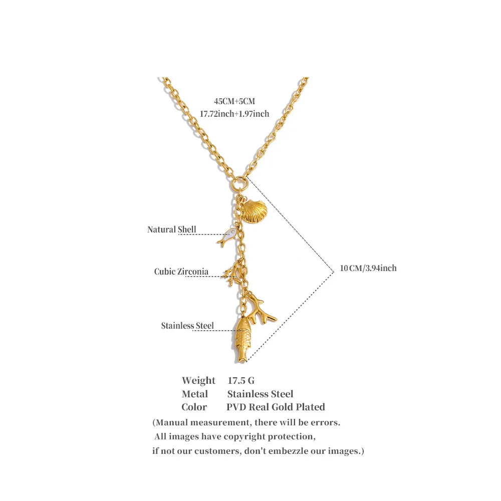 Ocean Charm Necklace
