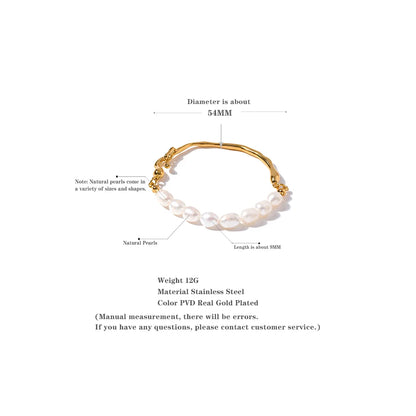 Natural Freshwater Pearls Color Bracelet