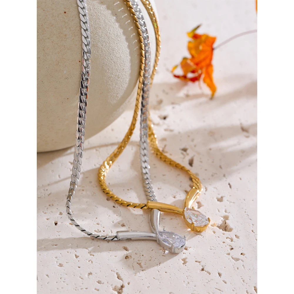 Radiant Drop Necklace