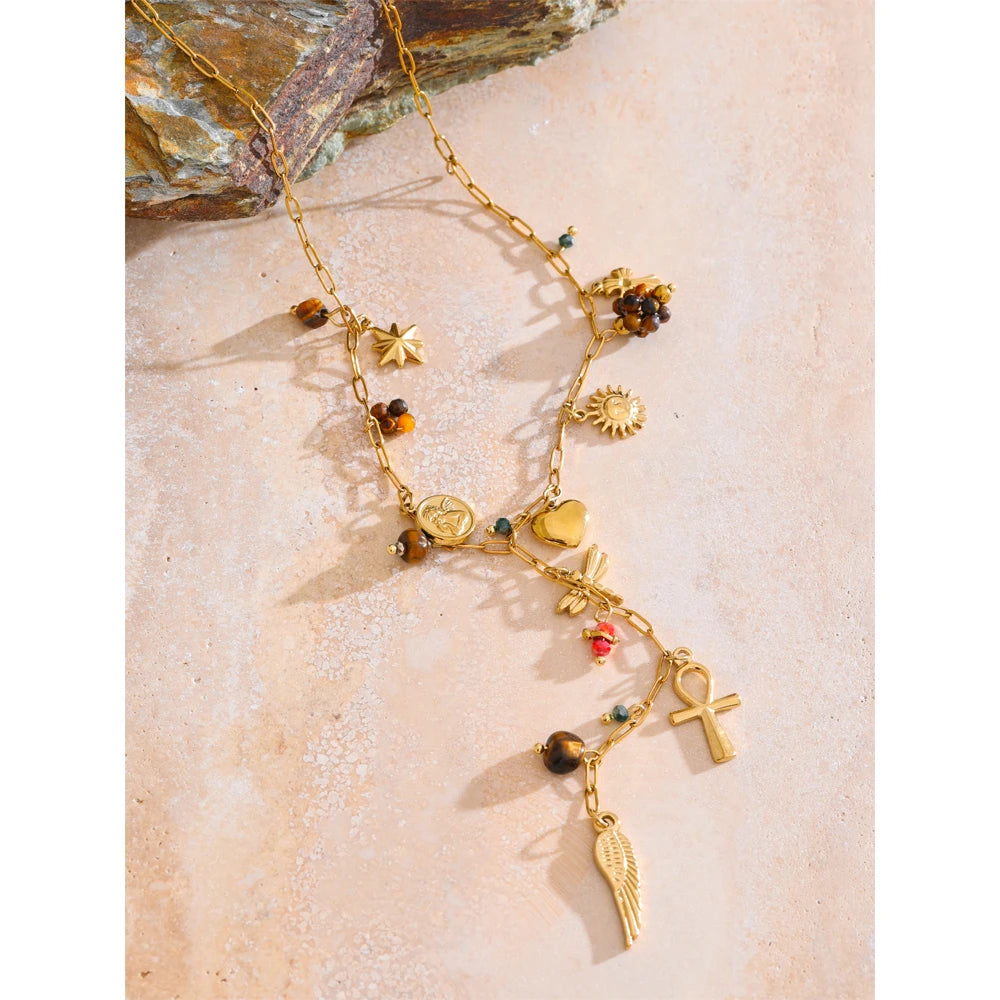 I am Everything Charm Necklace