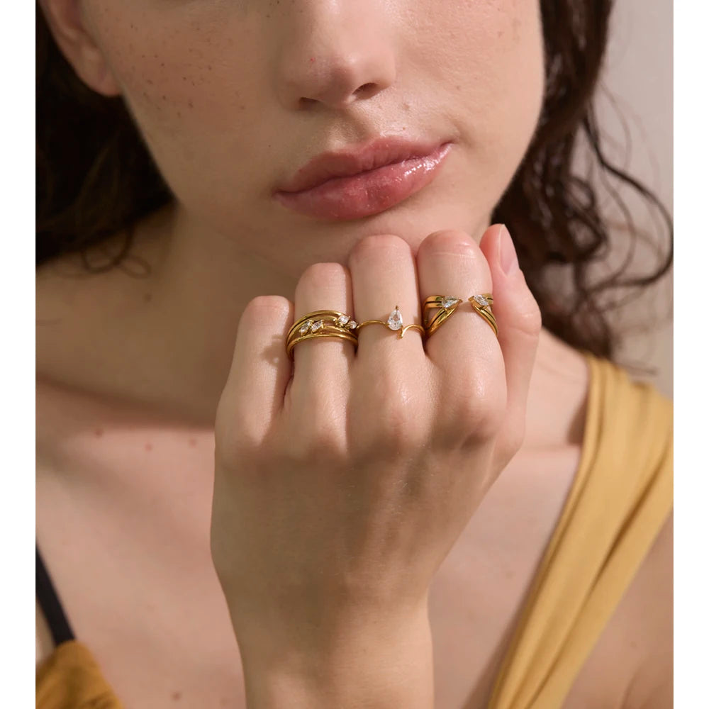 Petal & Rose Rings