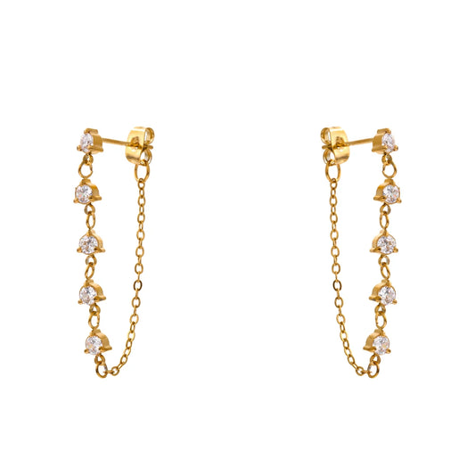 I'm a Queen Chain Earrings