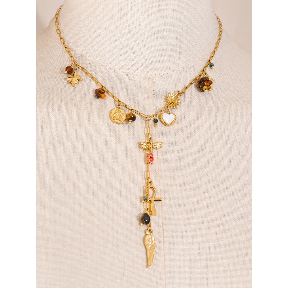 I am Everything Charm Necklace
