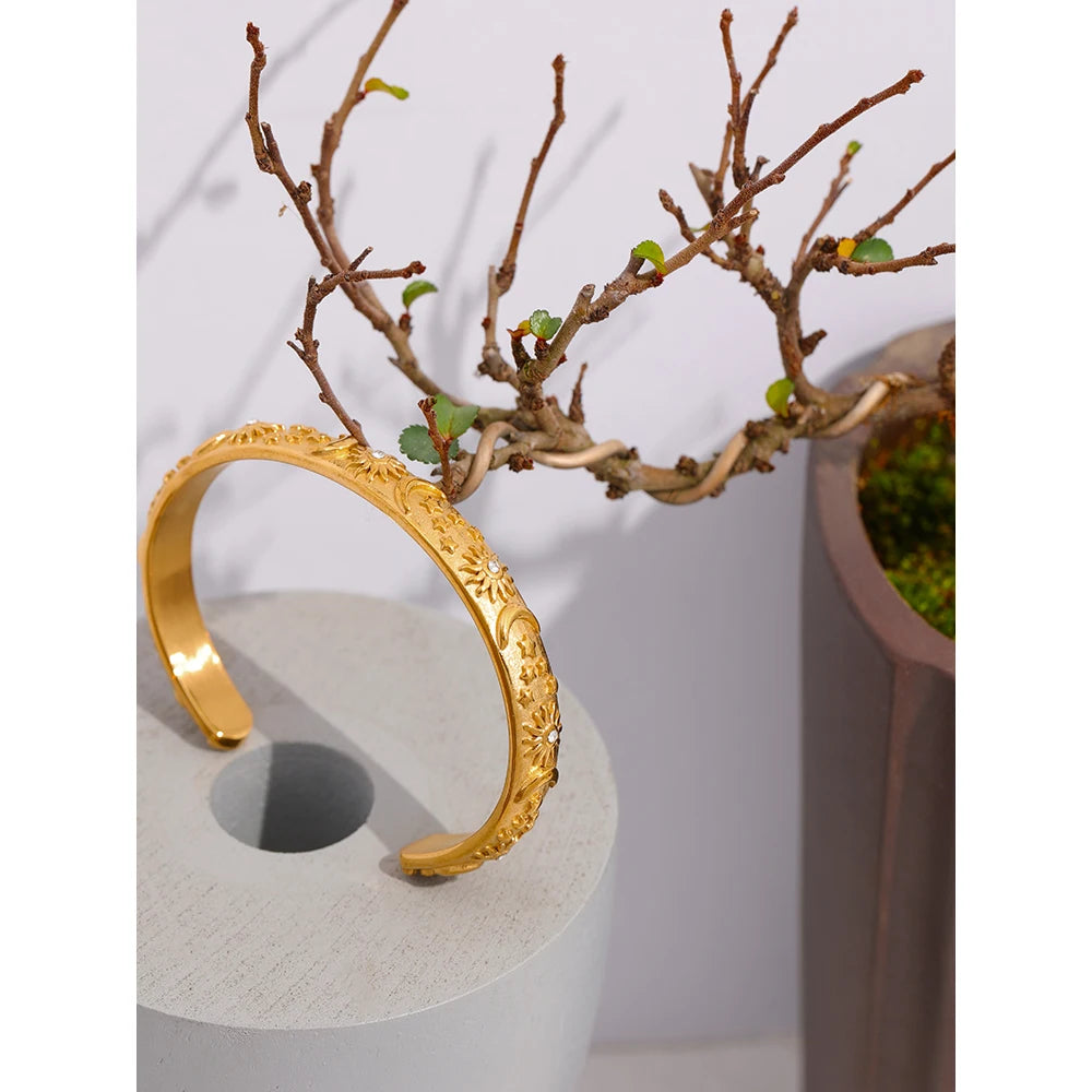 Moon Star Sun Bangle