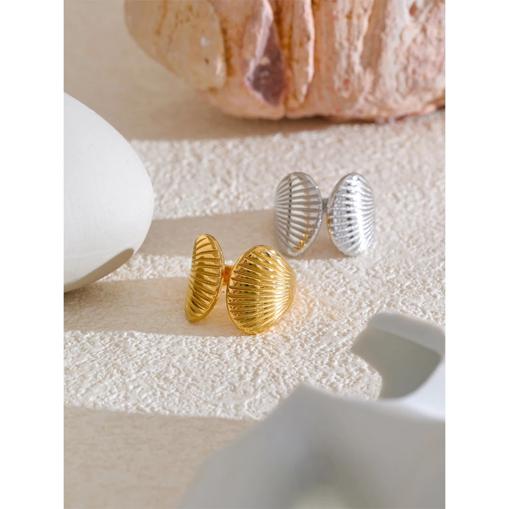 Golden Shell Ring