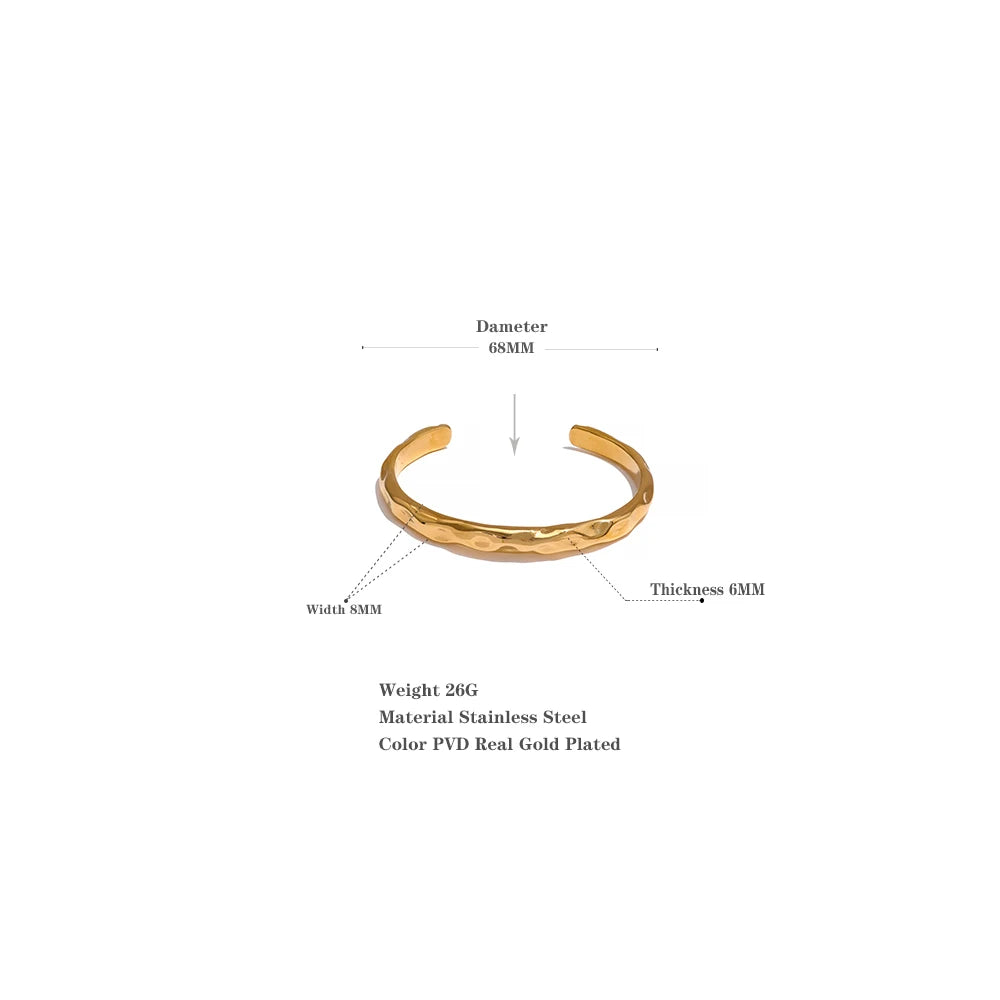 Hammered Bangle