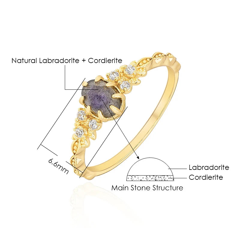 Moonlit Soul Labradorite & Cordierite