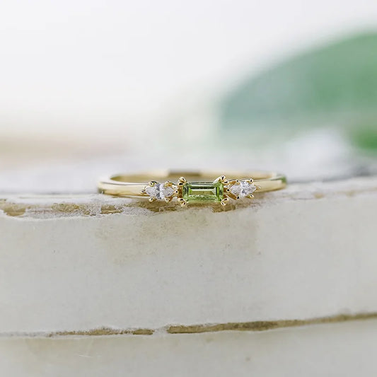 Abundant Glow Peridot Ring