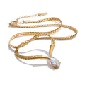 Radiant Drop Necklace