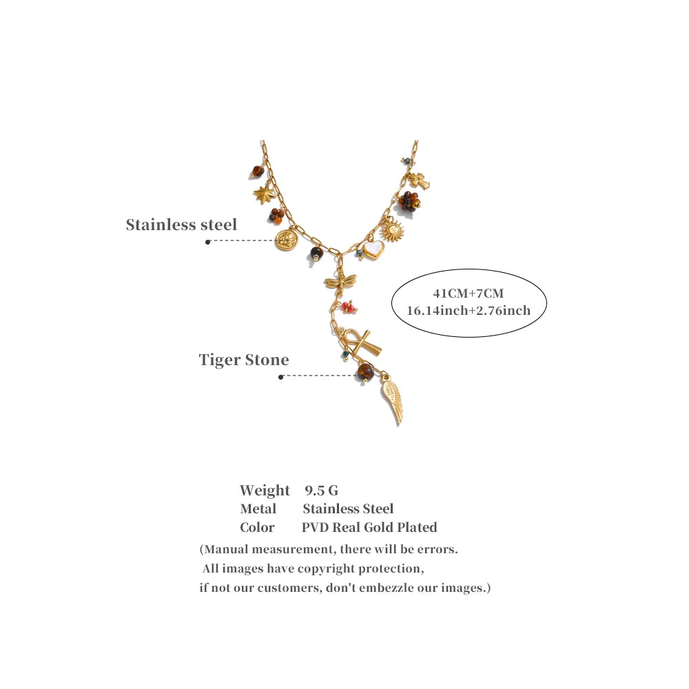 I am Everything Charm Necklace