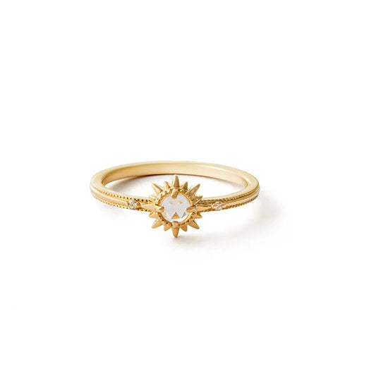 Aura Star Clear Crystal Ring