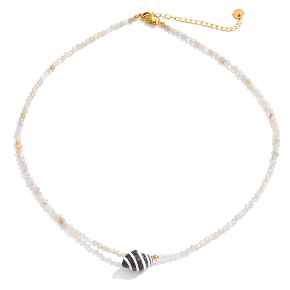 Coastel Shell Beaded Necklace