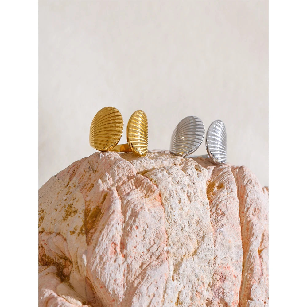 Golden Shell Ring