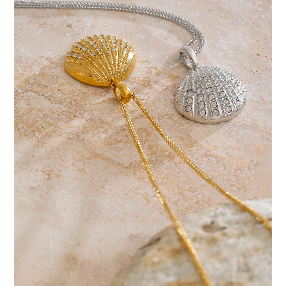 Sunlit Wave Necklace