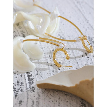 Natural Shell Drop Dangle  Earrings