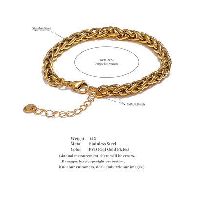 Rope Chain and Bracelet