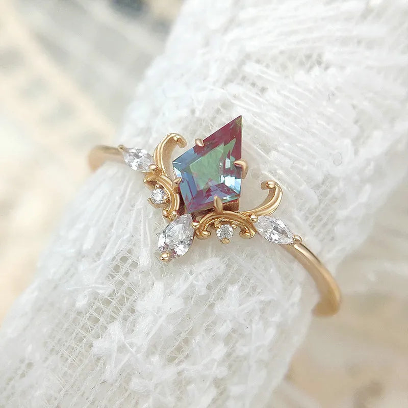 Chroma Glow Alexandrite Ring